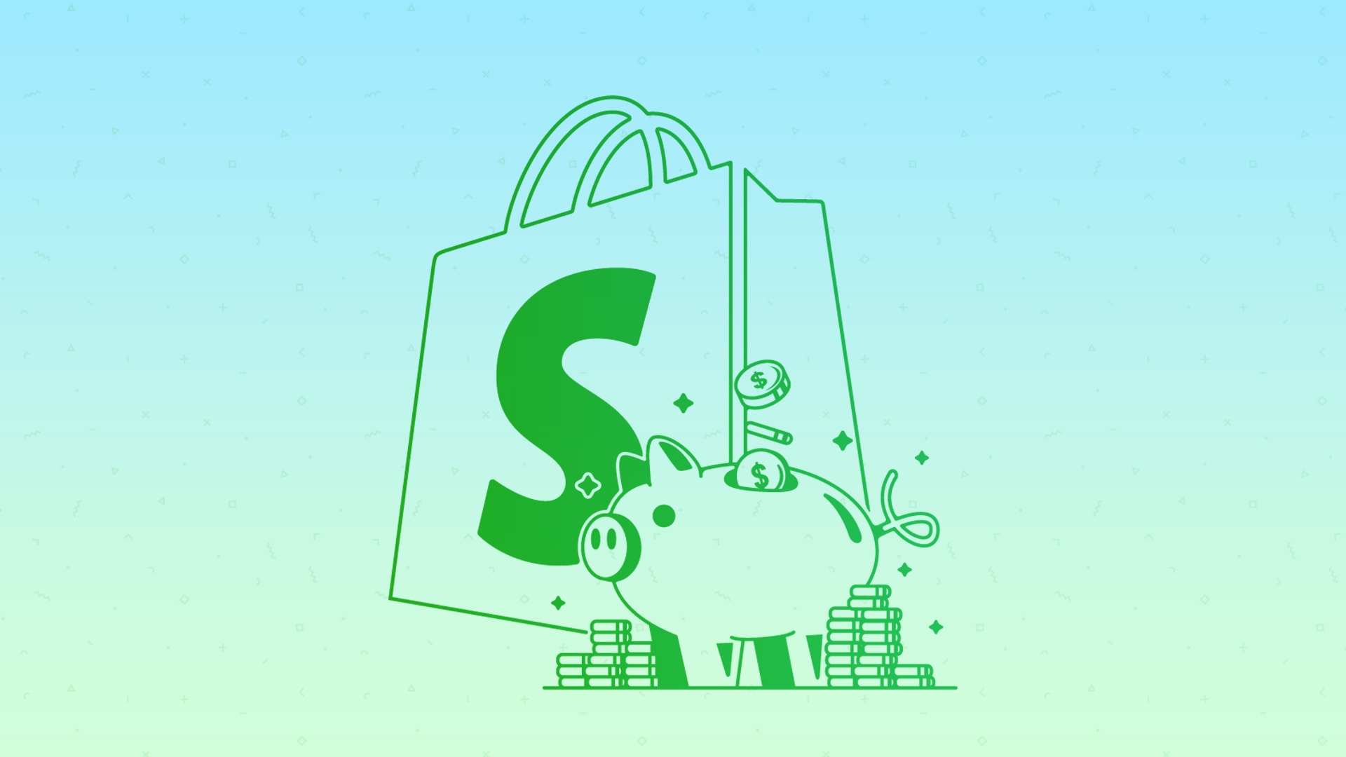 A shoping bag with S letter, Saving Money As A Shopify Merchant